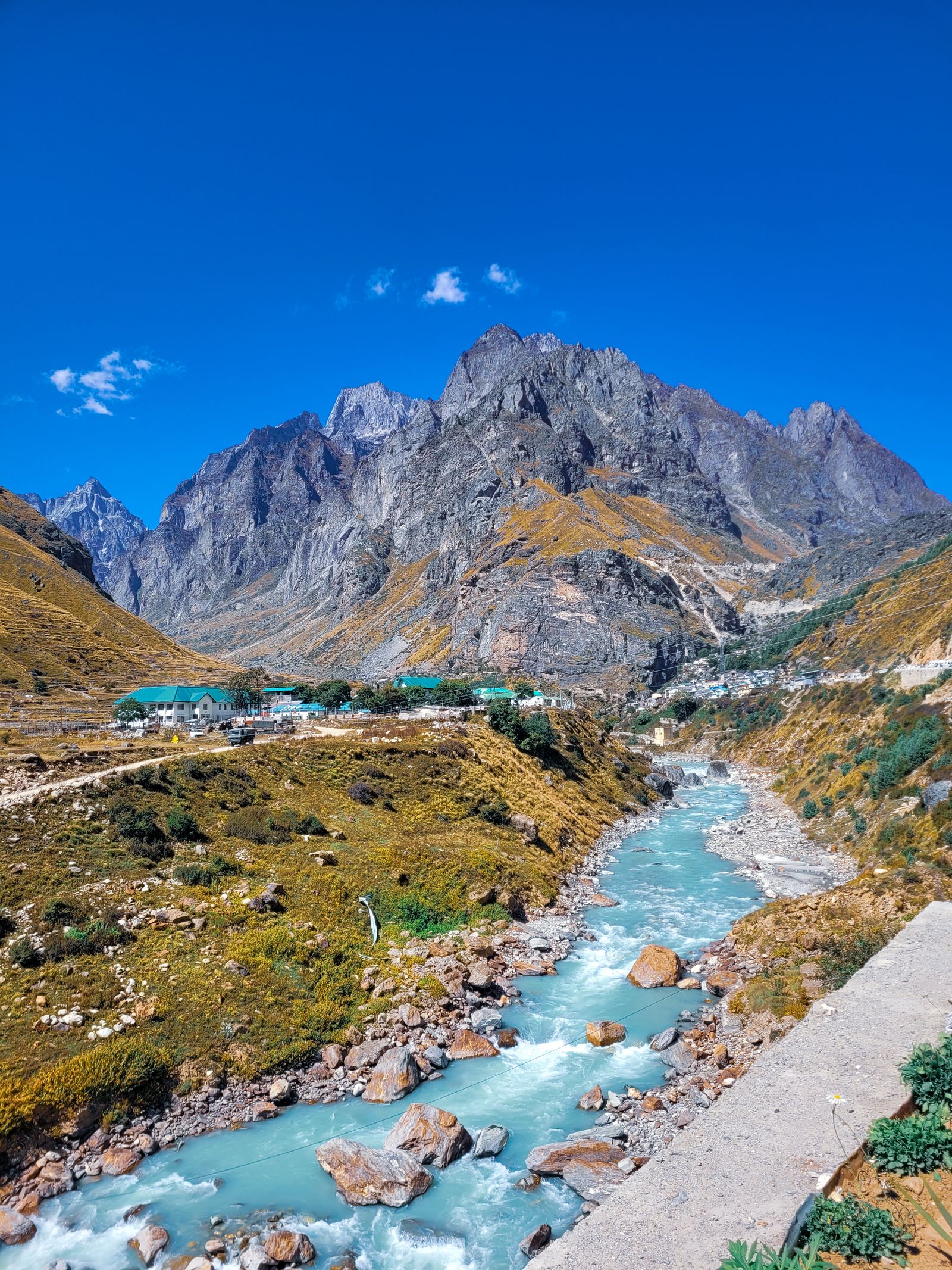 Himalayan river valley — project development terrain